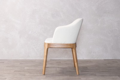 calais carver chair cream side view